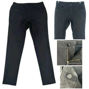 Lululemon ABC Classic 5 Pocket Utilitech Stretch Pants Mens 31 x 31 Black M5ABNS